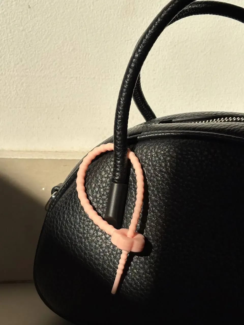 Peach Braided Bag Charm — Key, Bag & Phone Chains
