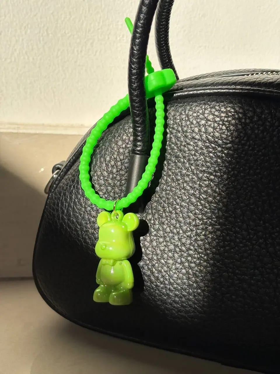 Green Teddy Bag Charm — Key, Bag & Phone Chains