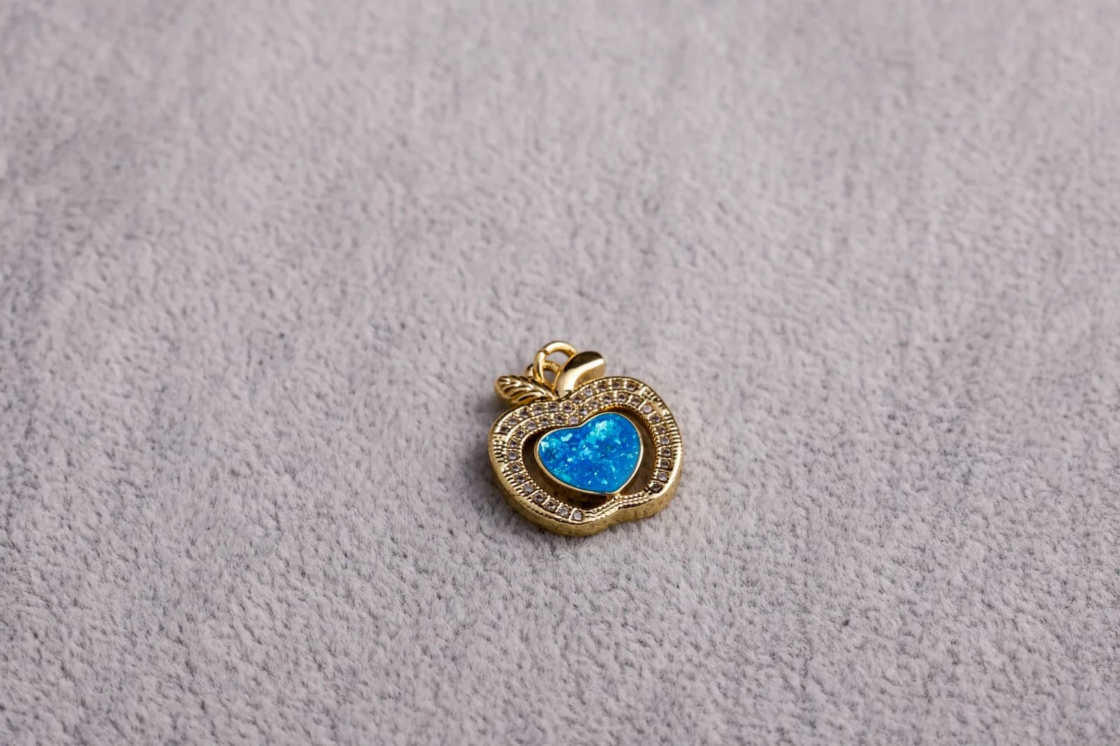 Golden Apple Charm — Handmade Charms, photo 1 of 2