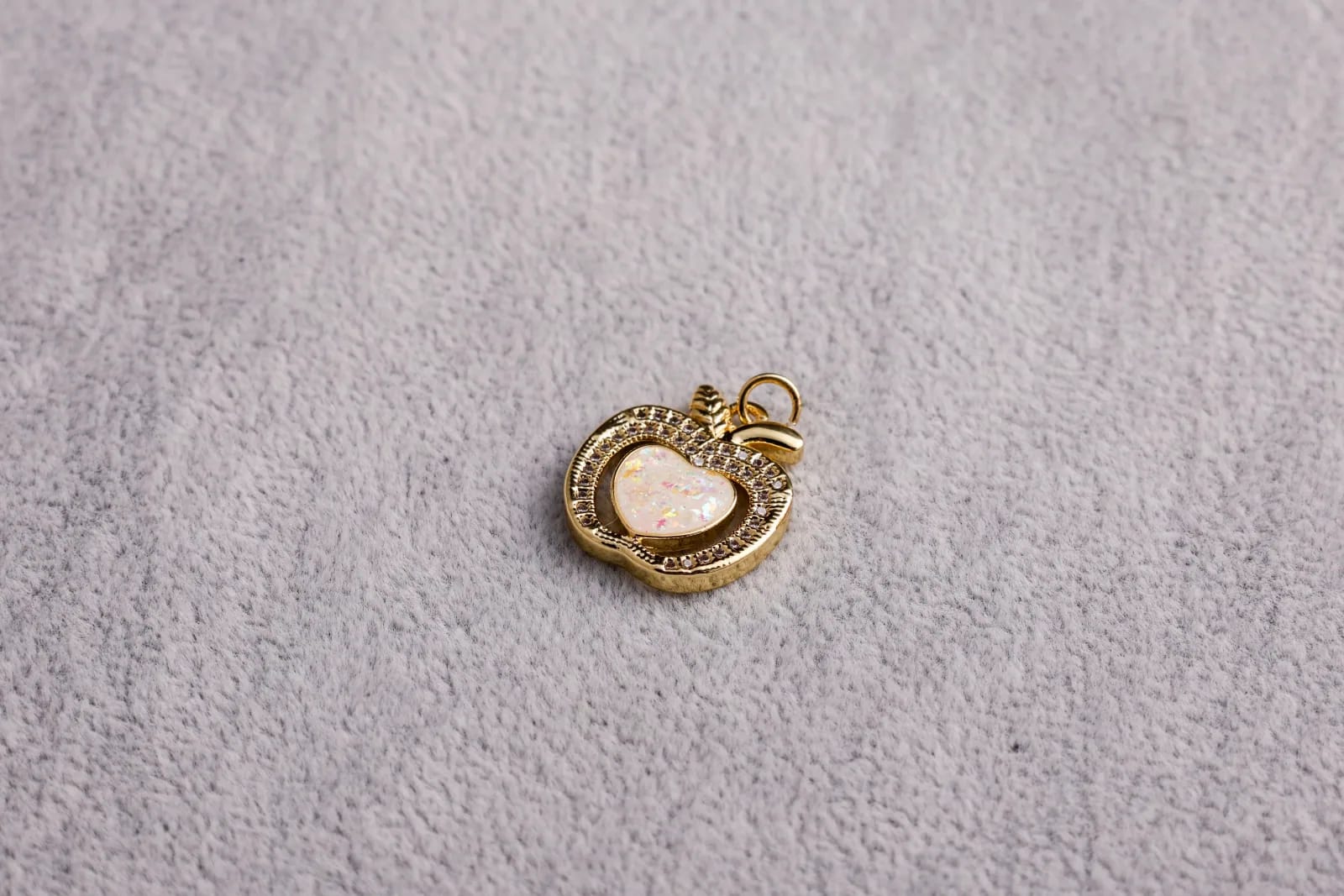 Golden Apple Charm — Handmade Charms, photo 2 of 2