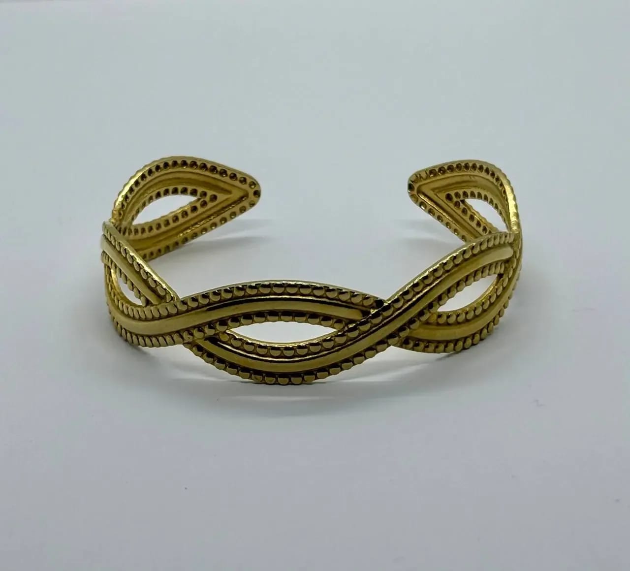 Golden Twist Cuff — Bangles