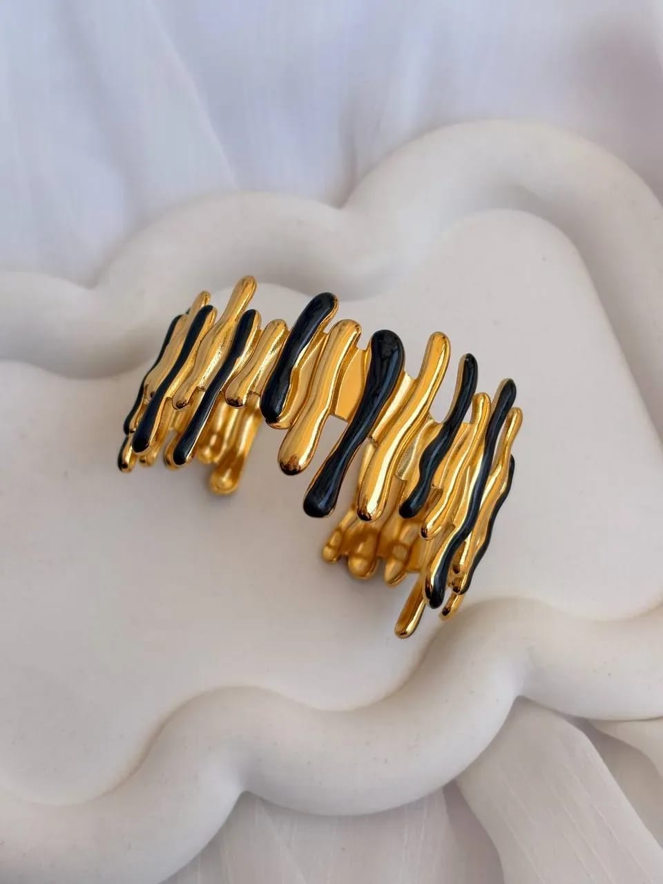 Black Golden Bangle — Bangles