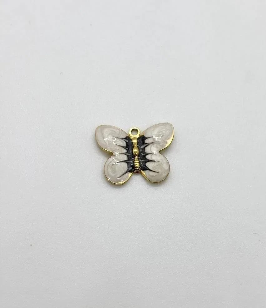 Black Butterfly Charm — Handmade Charms