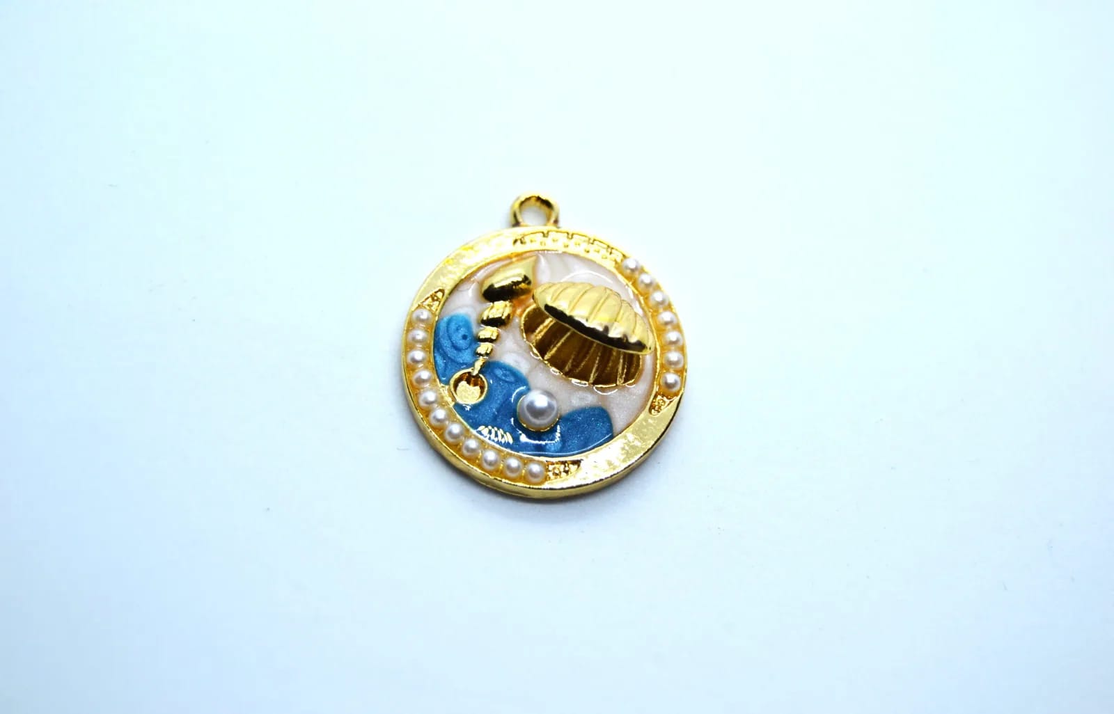 Blue Sea Charm — Handmade Charms, photo 1 of 3