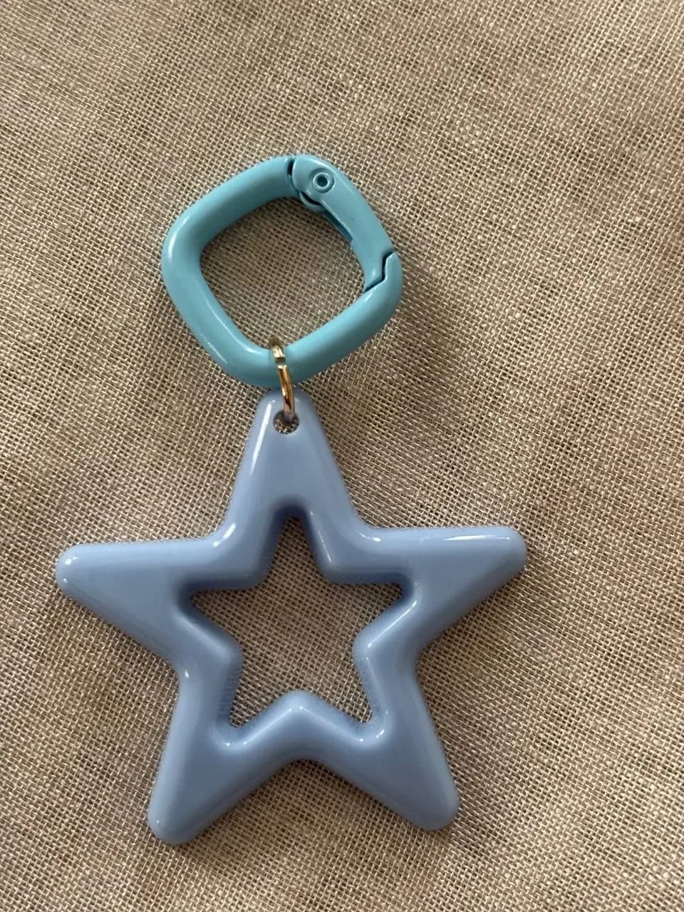 Blue Star Charm — Key, Bag & Phone Chains
