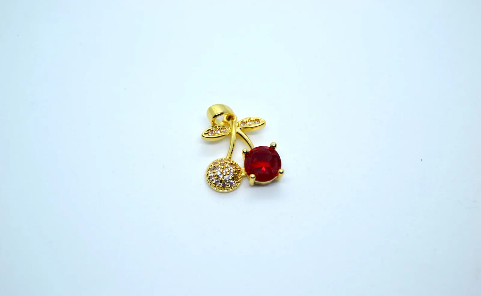 Crystal Cherry Charm — Handmade Charms, photo 2 of 2