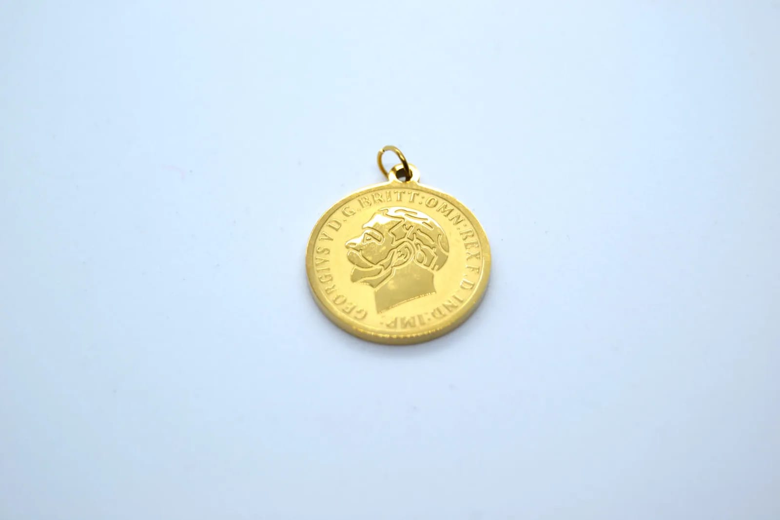 Silver Coin Charm — Handmade Charms