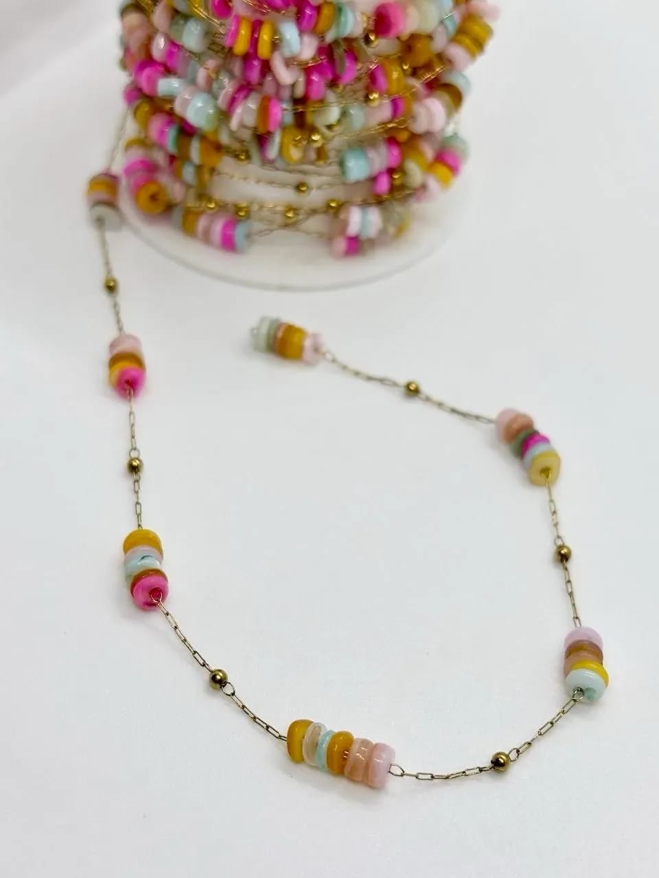 Colourful Bead Bracelet — Handmade Bracelets & Anklets