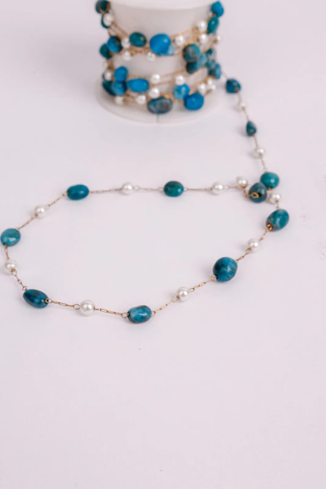 Colourful Pearl Necklace — Handmade Necklaces, photo 2 of 4
