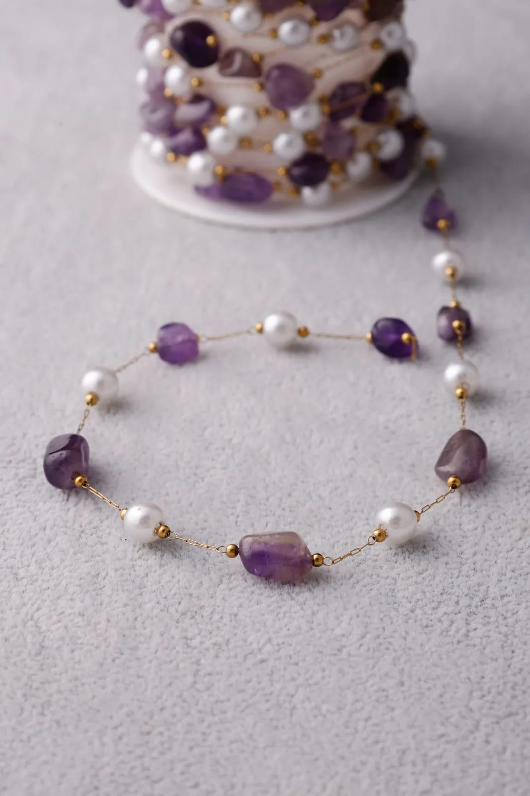 Colourful Pearl Necklace — Handmade Necklaces, photo 3 of 4