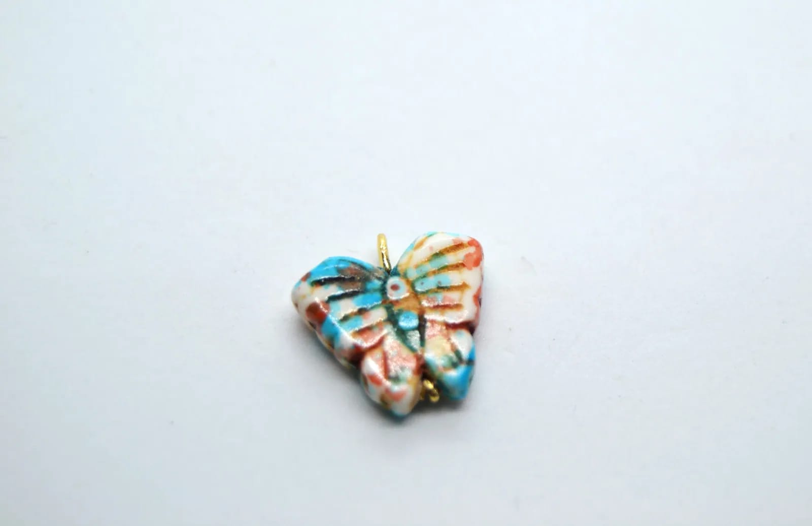 Stone Butterfly Charm — Handmade Charms