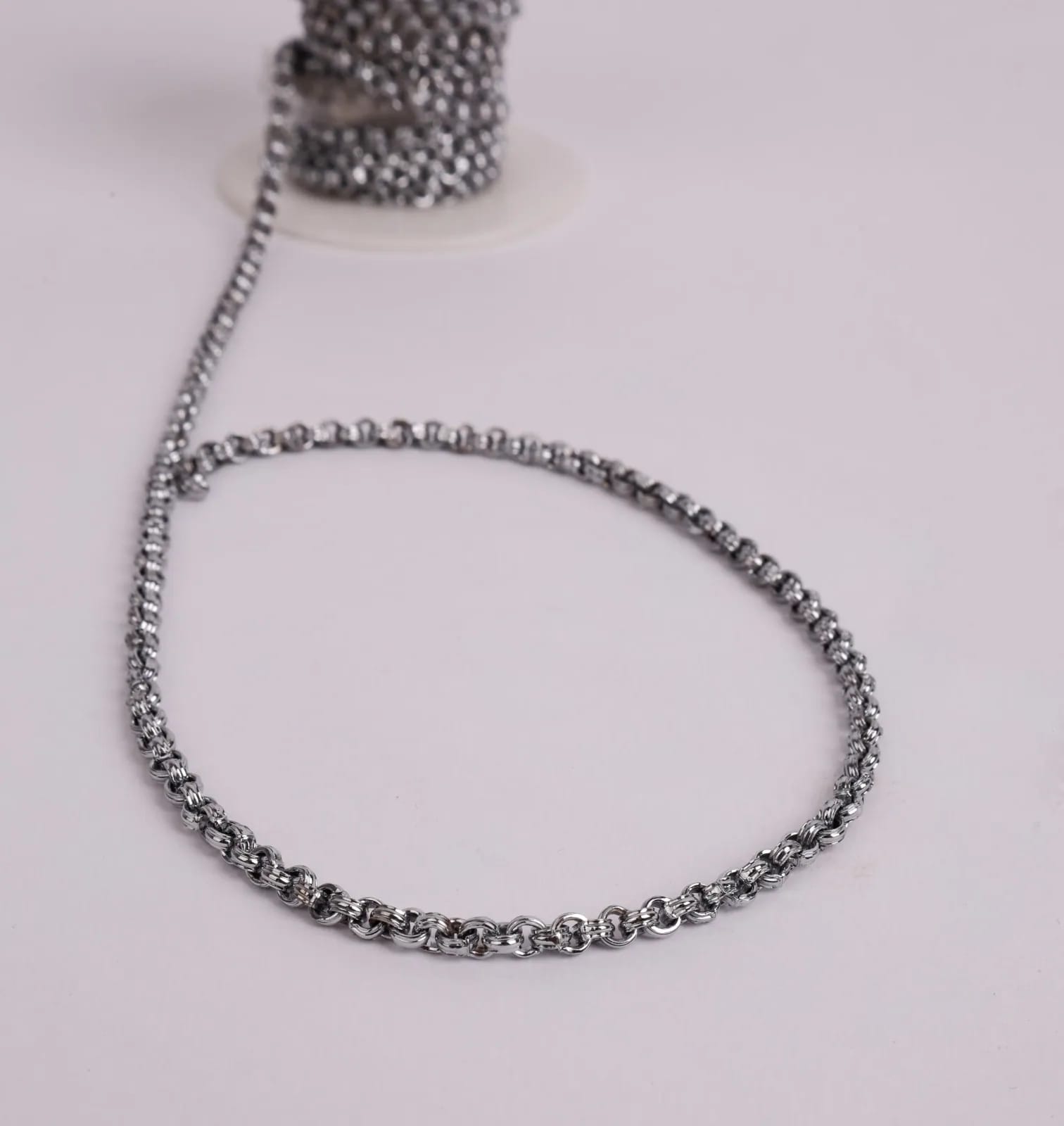 Silver Link Necklace — Chains