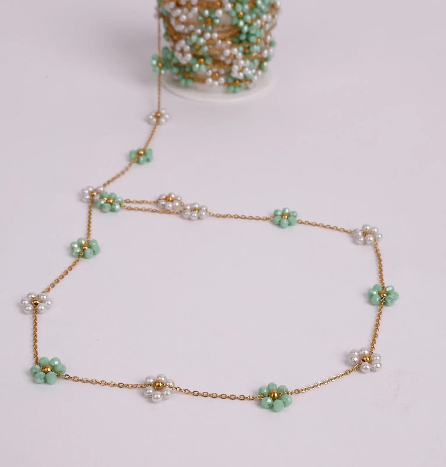 Golden Flower Bracelet — Handmade Bracelets & Anklets, photo 3 of 8