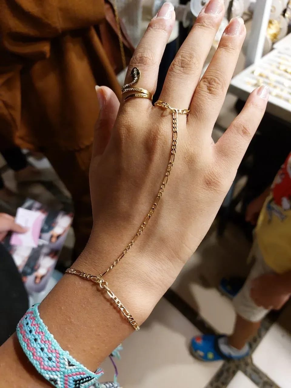 Golden Hand Chain — Hand Chains