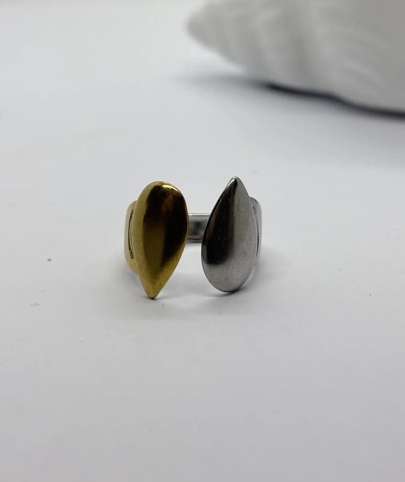 Two-Tone Wing Ring — Rings