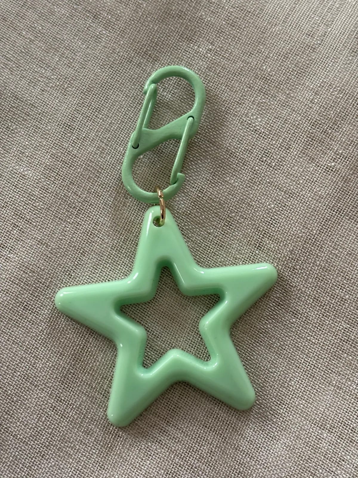 Green Star Charm — Key, Bag & Phone Chains