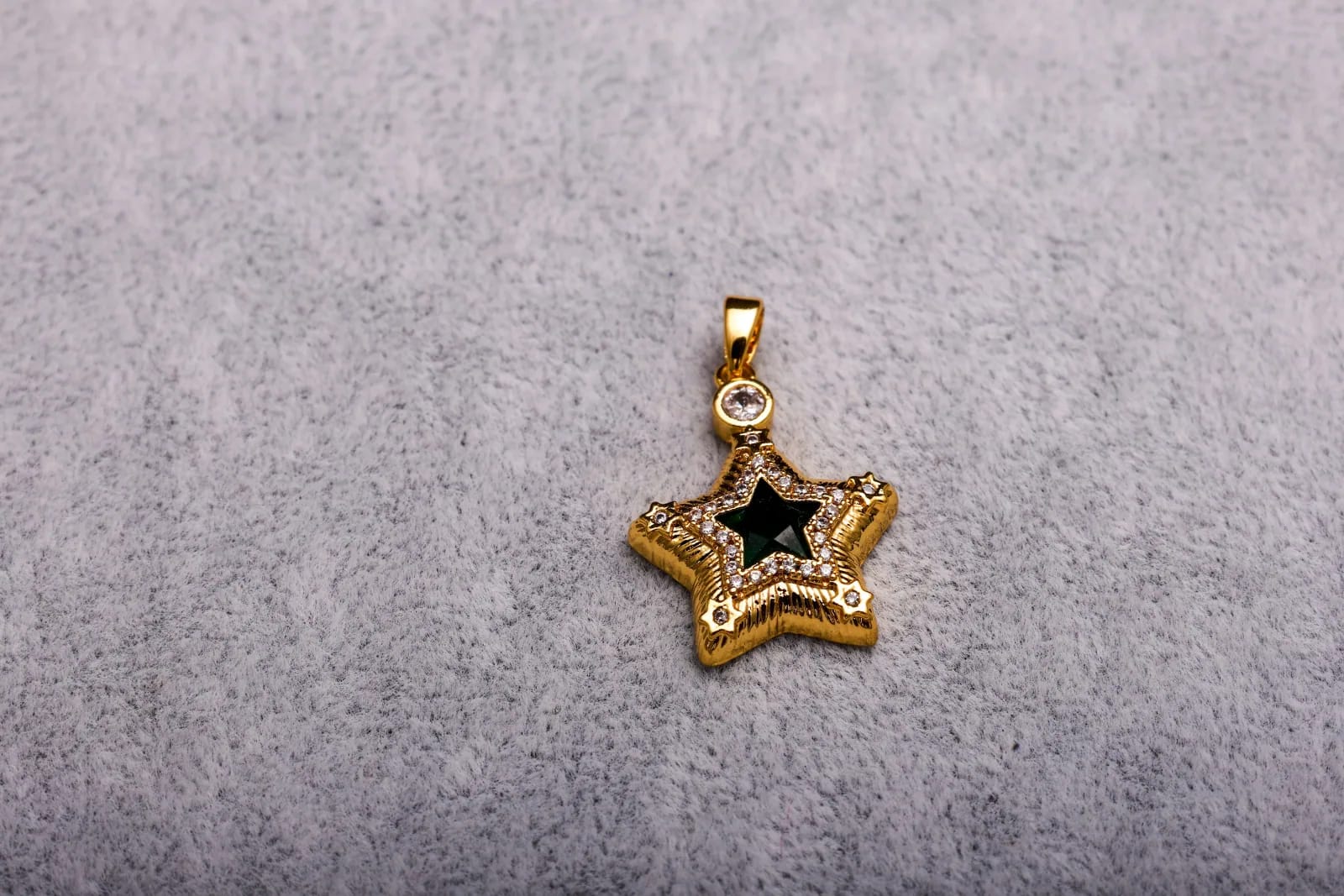 Green Star Charm — Handmade Charms, photo 1 of 2
