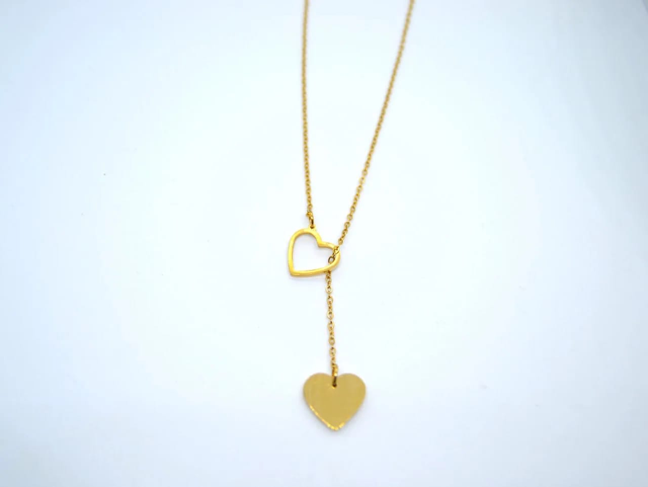 Double Heart Necklace — Necklaces, photo 1 of 2