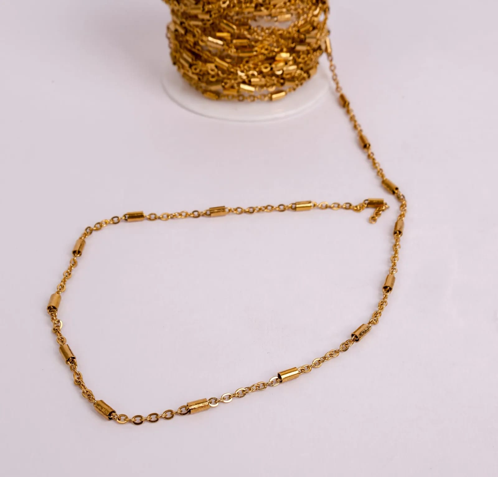 Golden Link Necklace — Chains