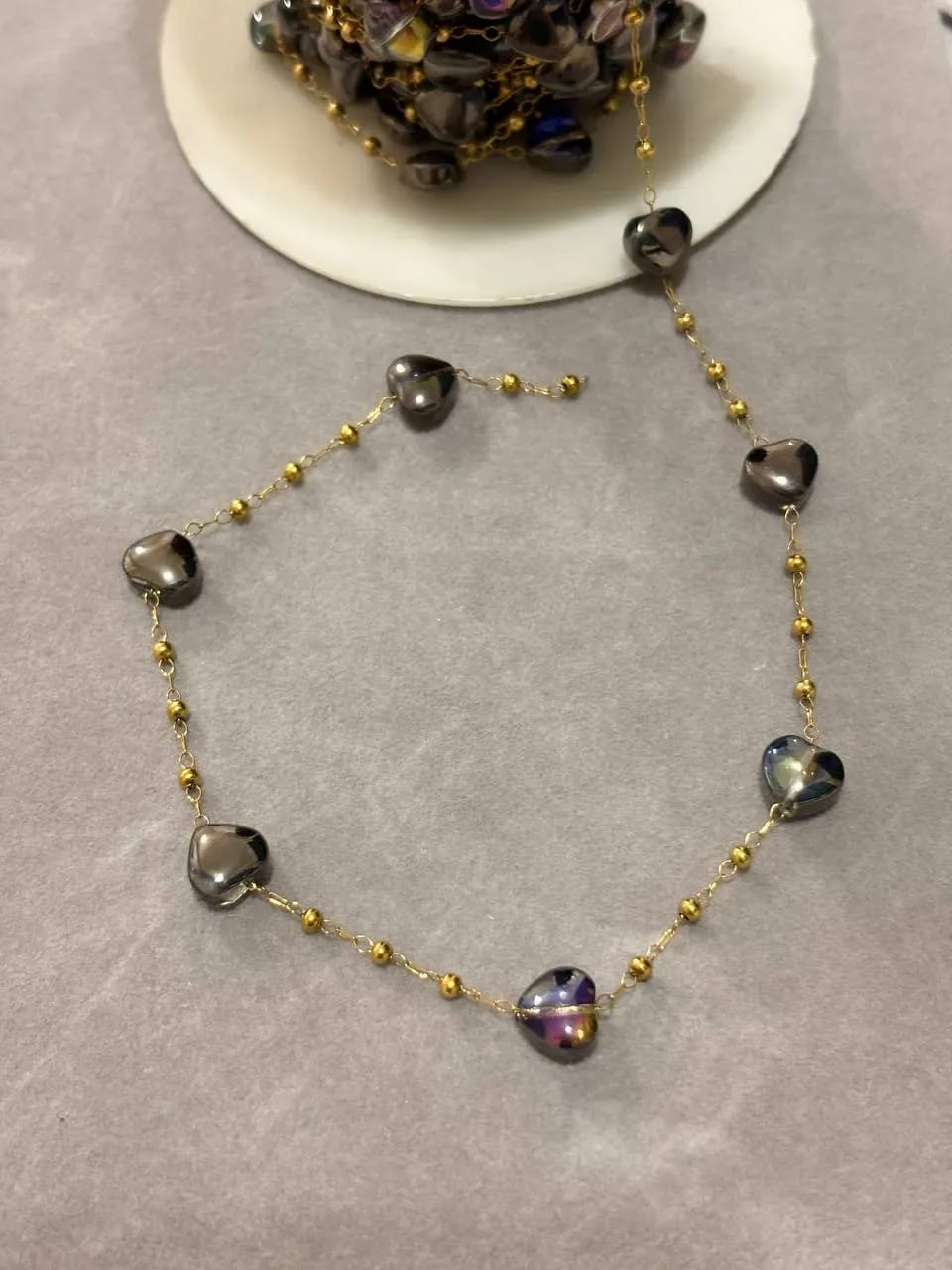 Dark Heart Bracelet — Handmade Bracelets & Anklets