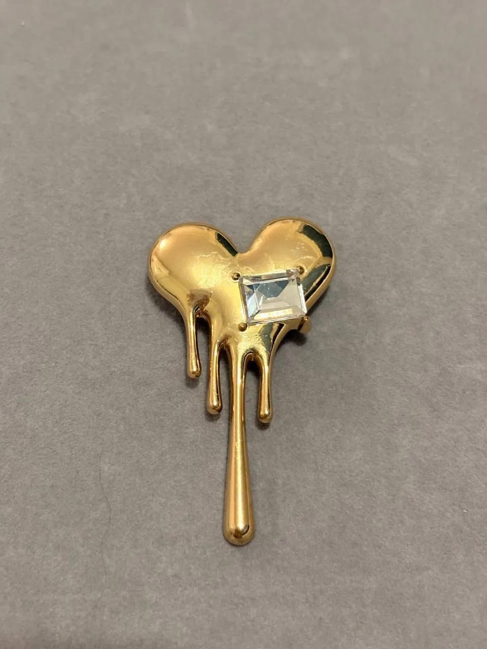 Melted Heart Brooch — Brooches