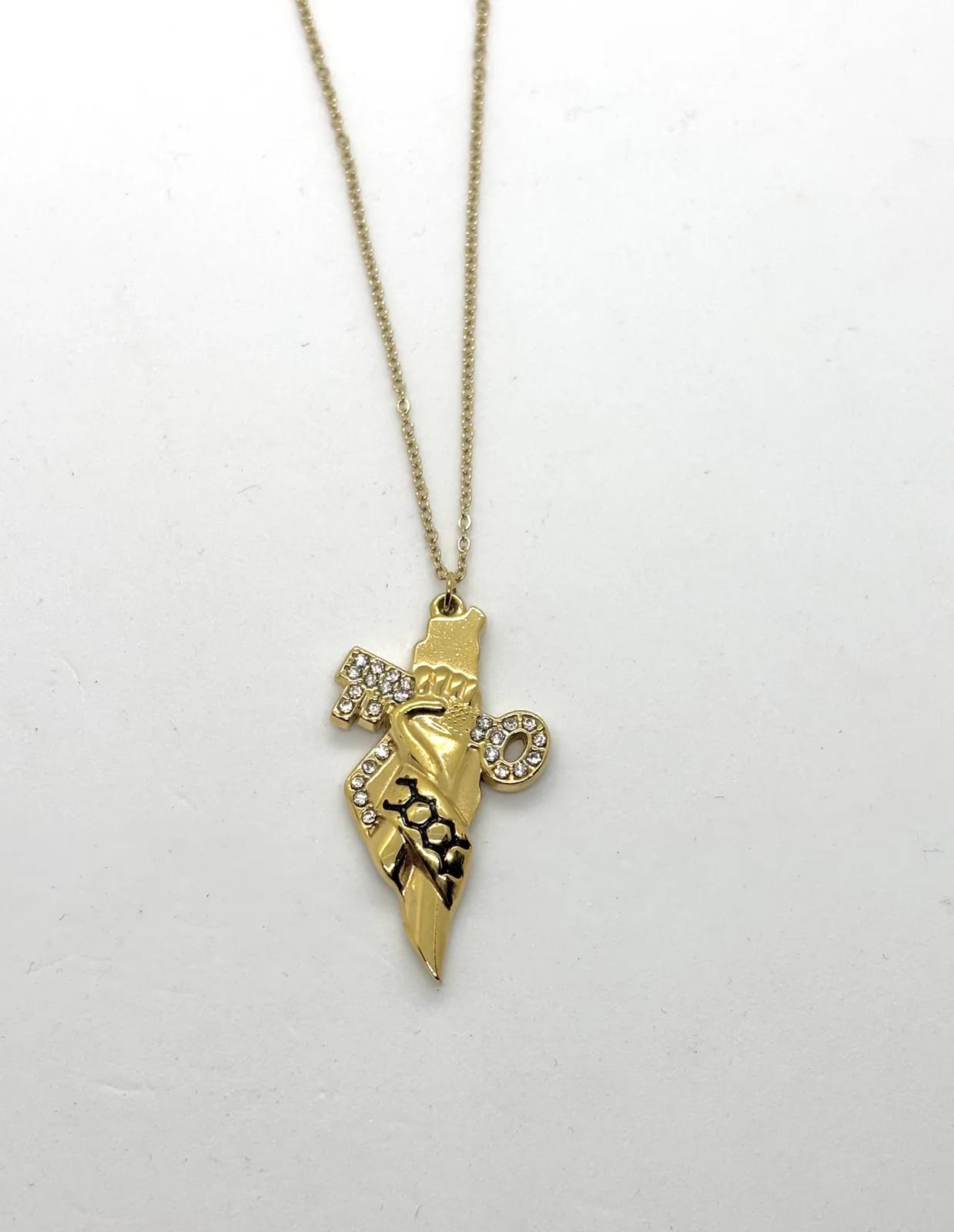Palestine Map Necklace — Necklaces