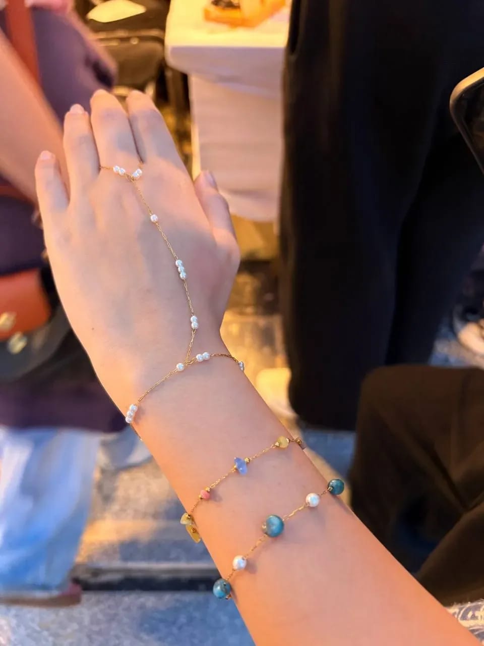 Pearl Hand Chain — Hand Chains