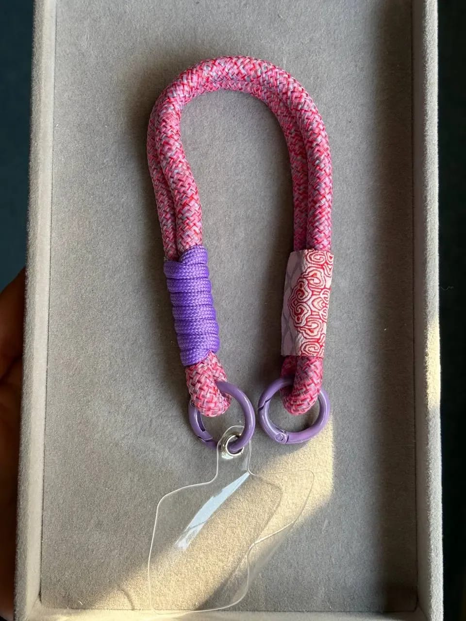 Purple Braided Phone Holder — Phone Holders