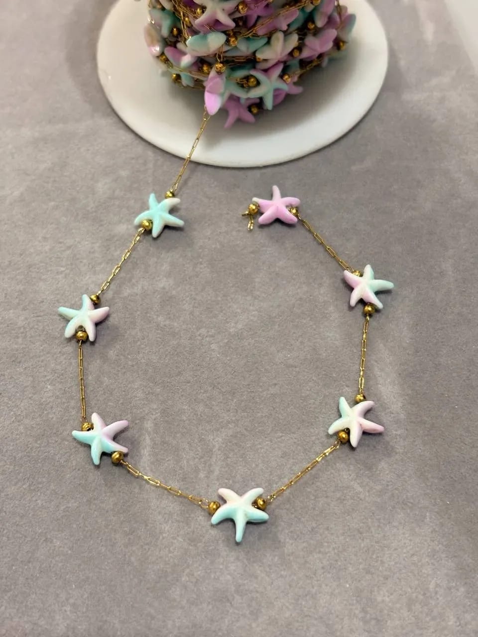 Pink Mint Bracelet — Handmade Bracelets & Anklets