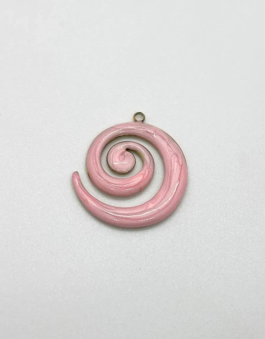 Pink Moana Charm — Handmade Charms