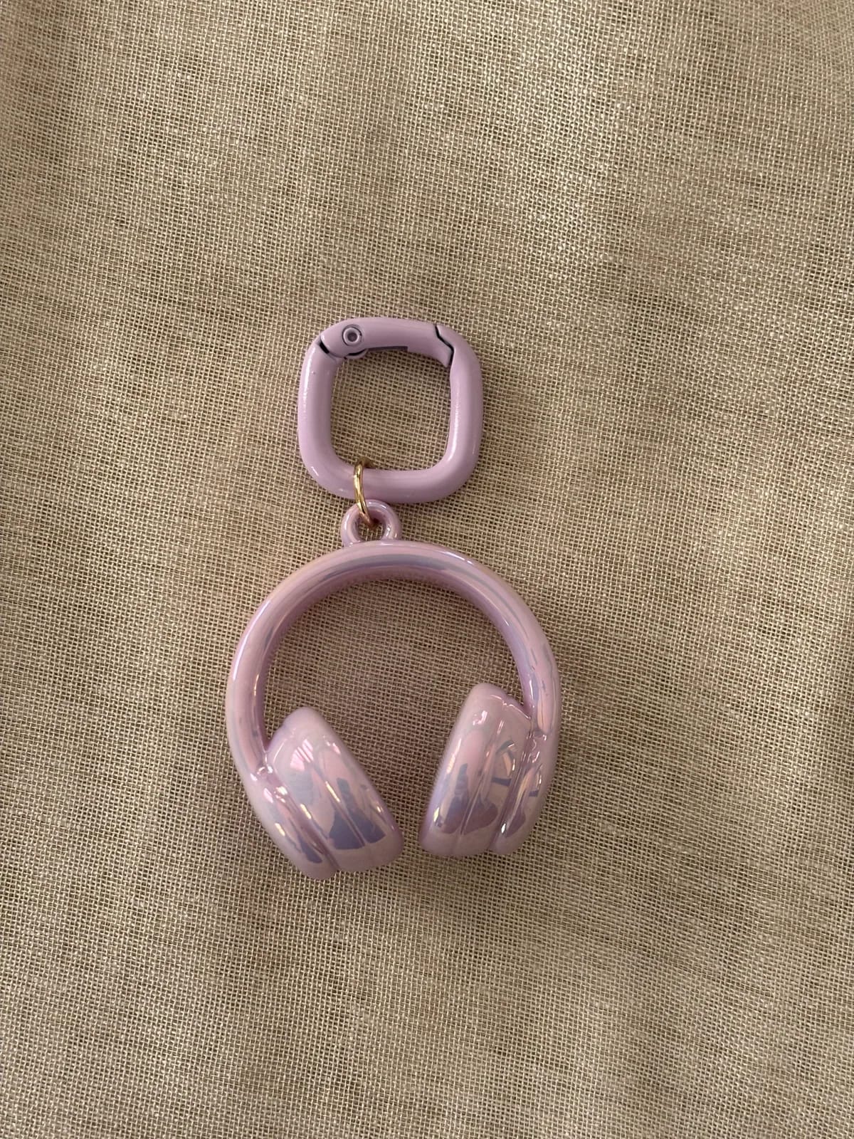 Purple Headphone Charm — Key, Bag & Phone Chains