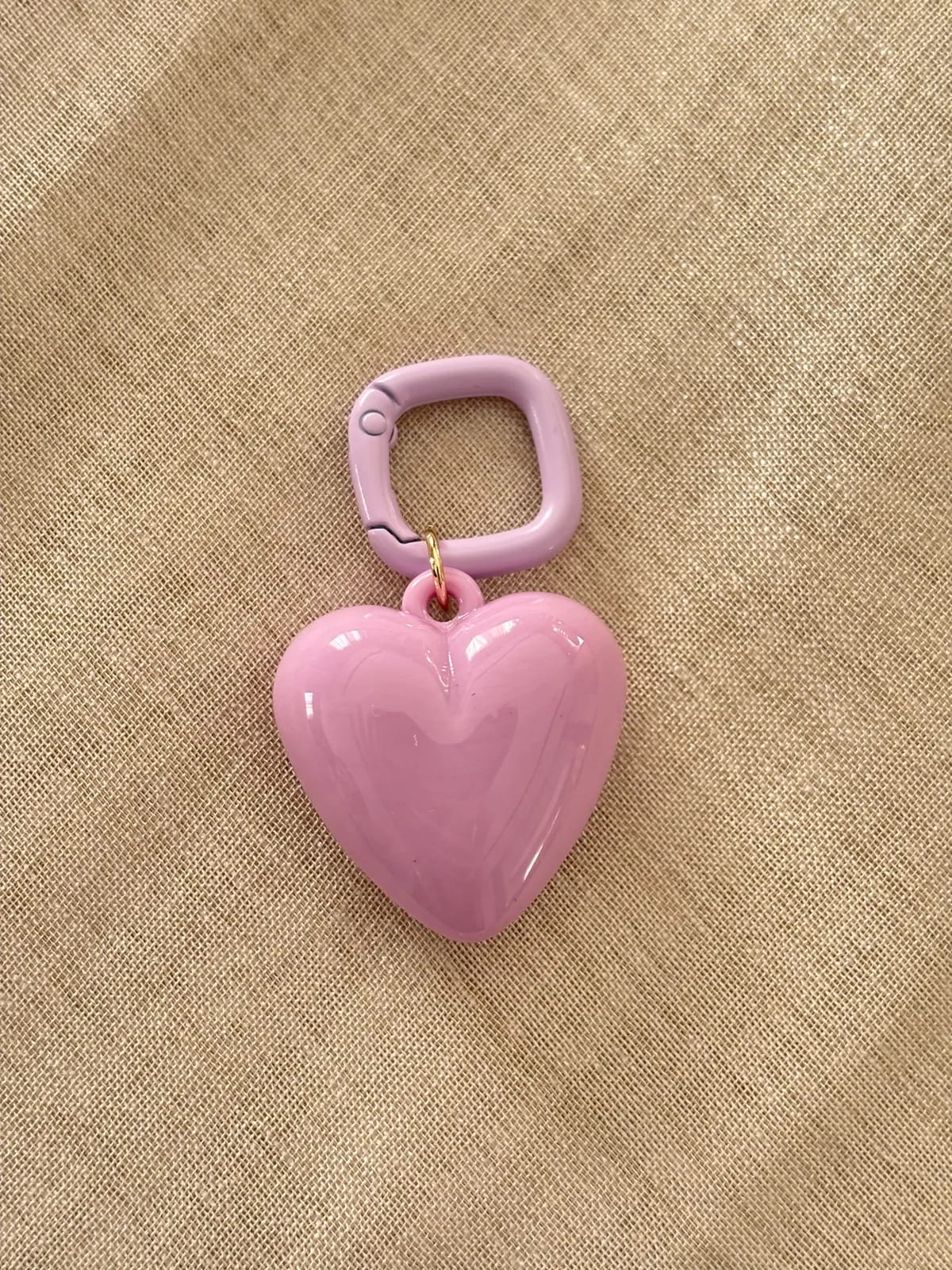 Purple Heart Charm — Key, Bag & Phone Chains