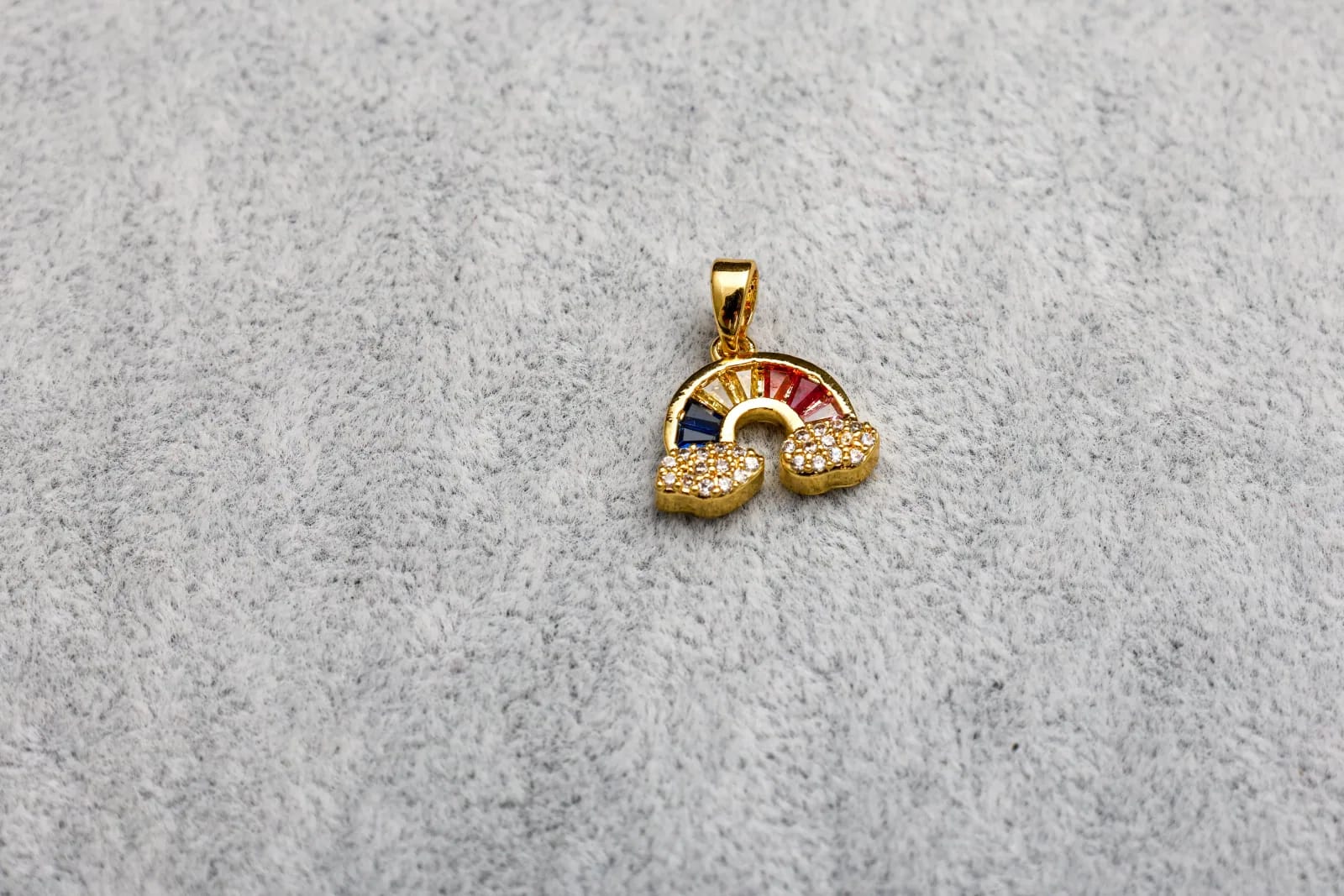 Golden Rainbow Charm — Handmade Charms