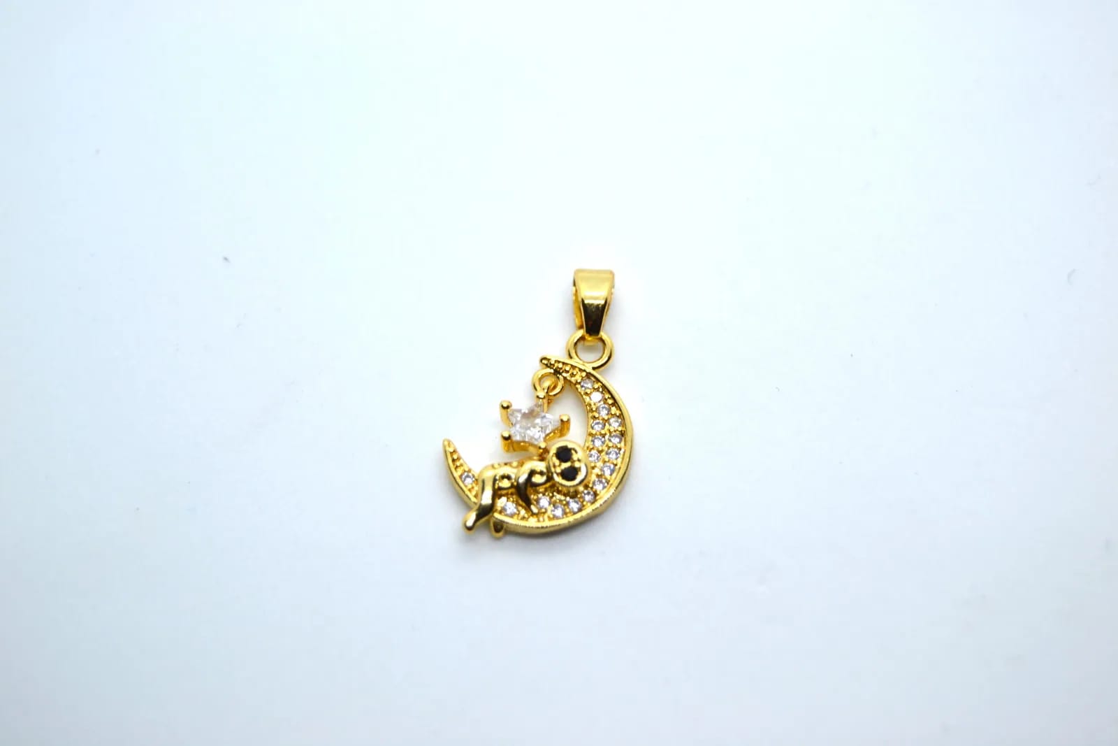 Moon Robot Charm — Handmade Charms