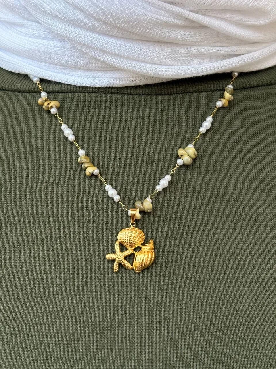Green Sea-Lover Necklace — Summer Necklaces, photo 2 of 2