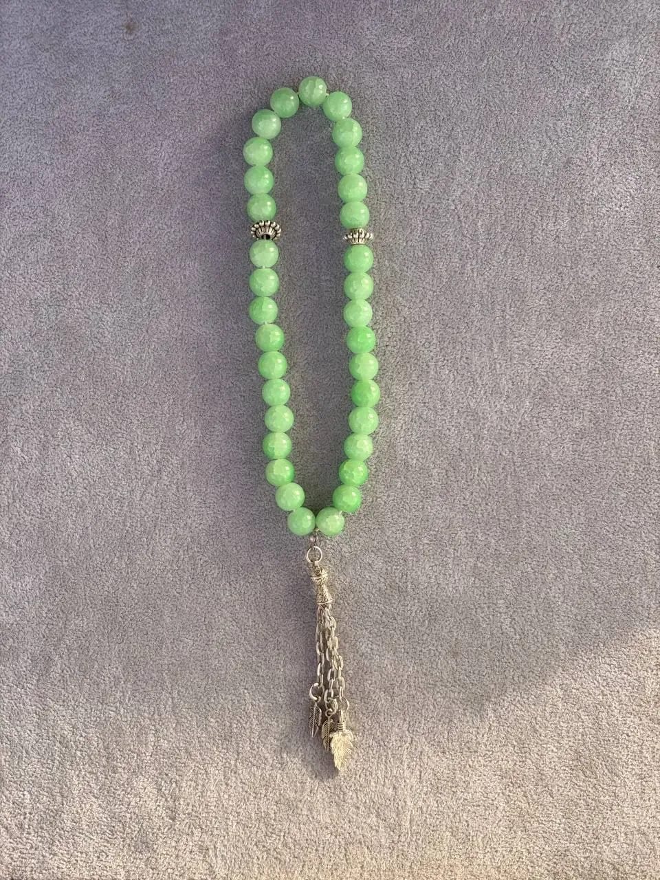 Green 33-Bead Sebha — Sebha