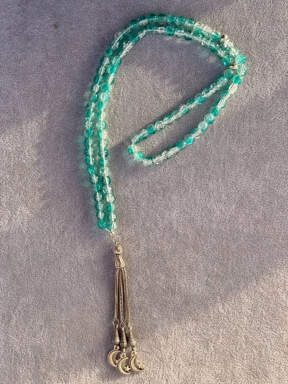 Teal 99-Bead Sebha — Sebha