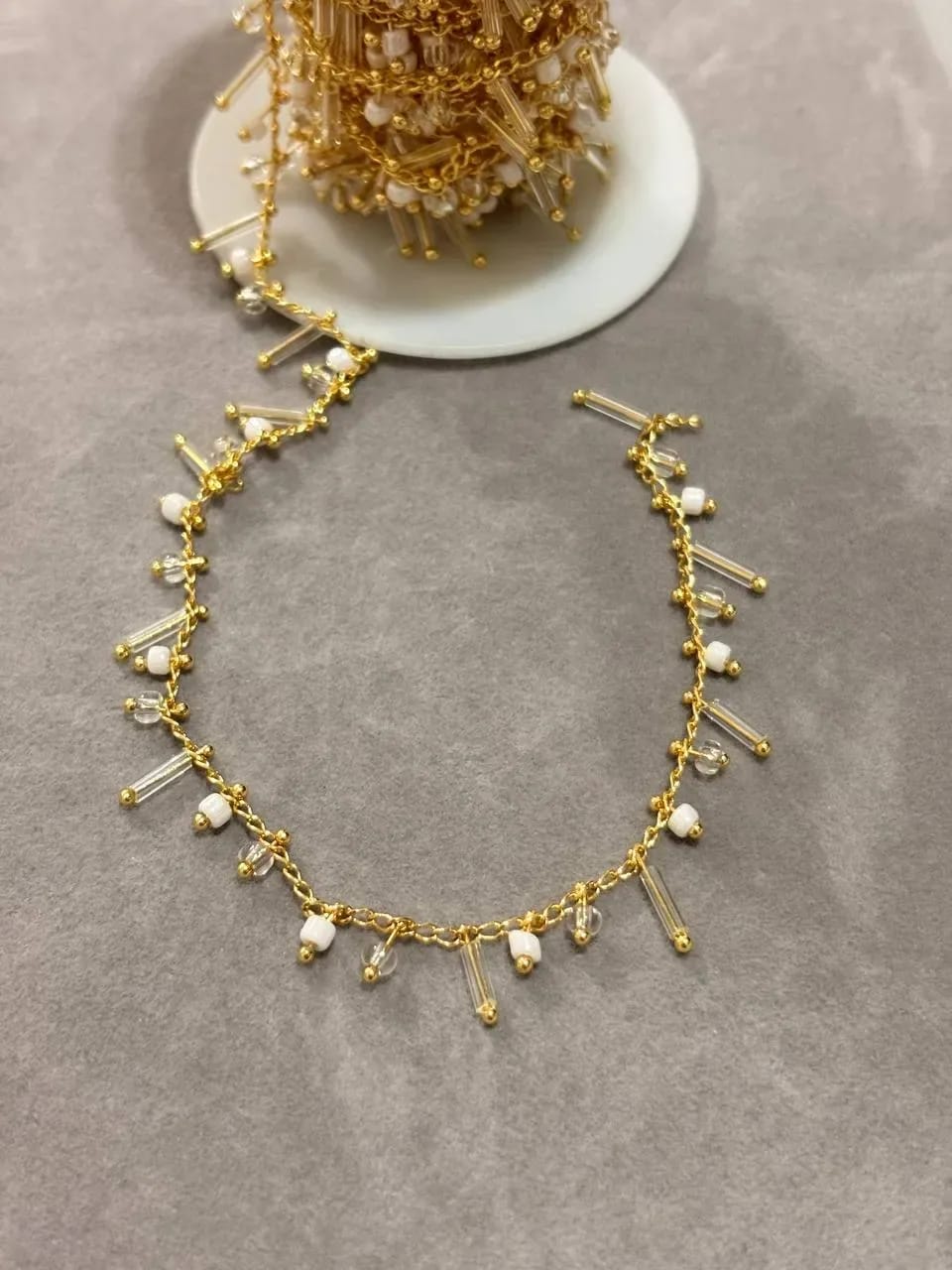 Shiny Golden Bracelet — Handmade Bracelets & Anklets
