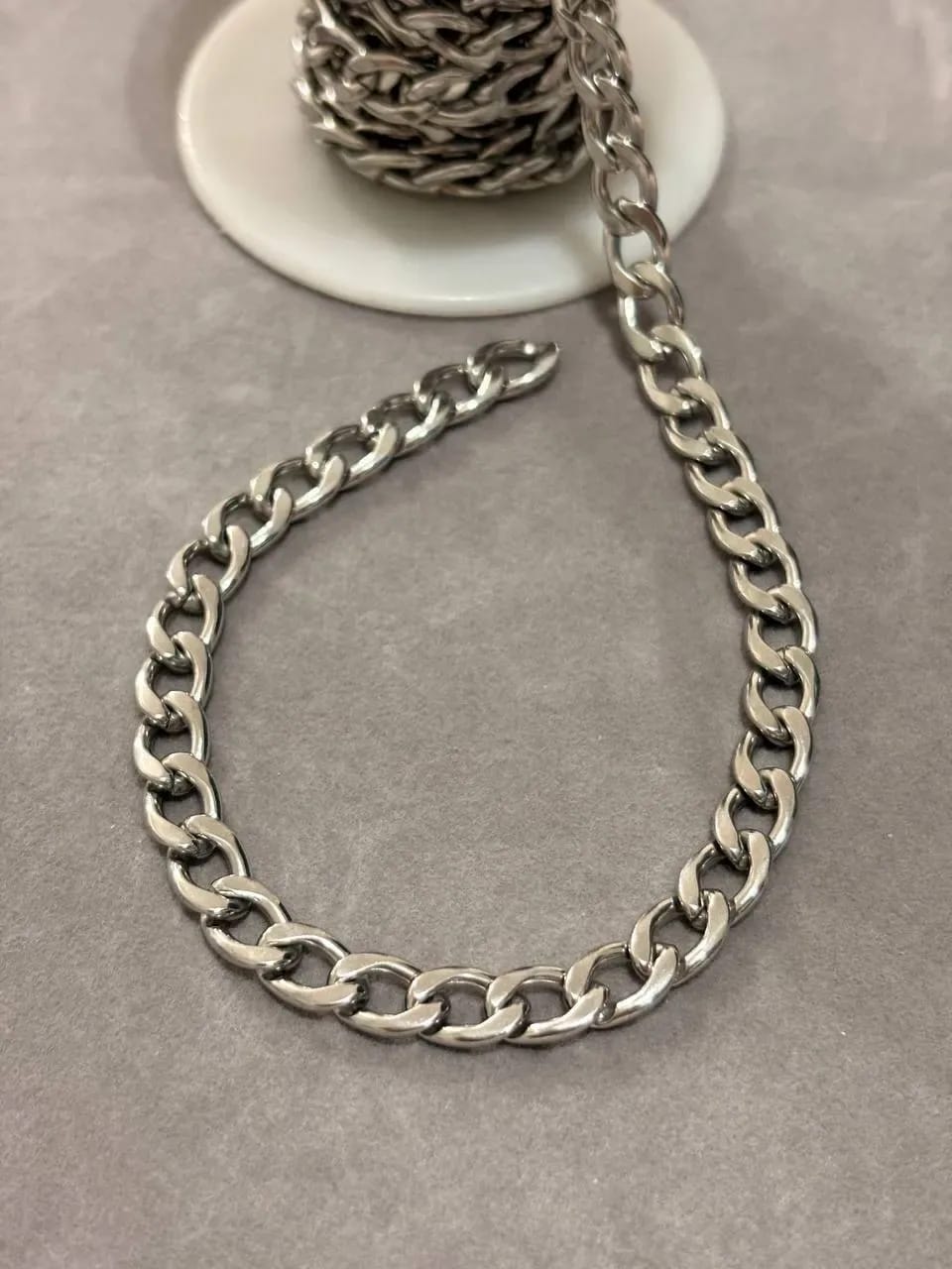 Silver Link Necklace — Handmade Necklaces