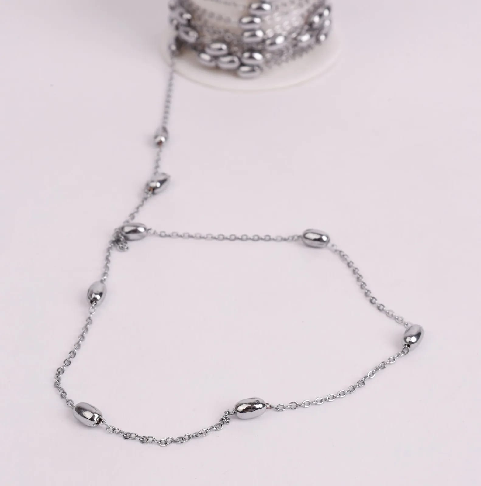 Silver Dot Necklace — Handmade Necklaces