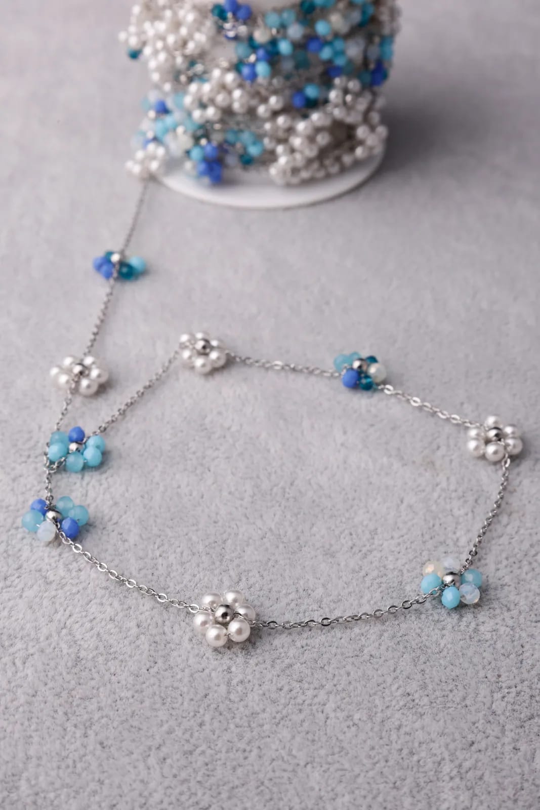 Silver Flower Necklace — Handmade Necklaces, photo 1 of 3