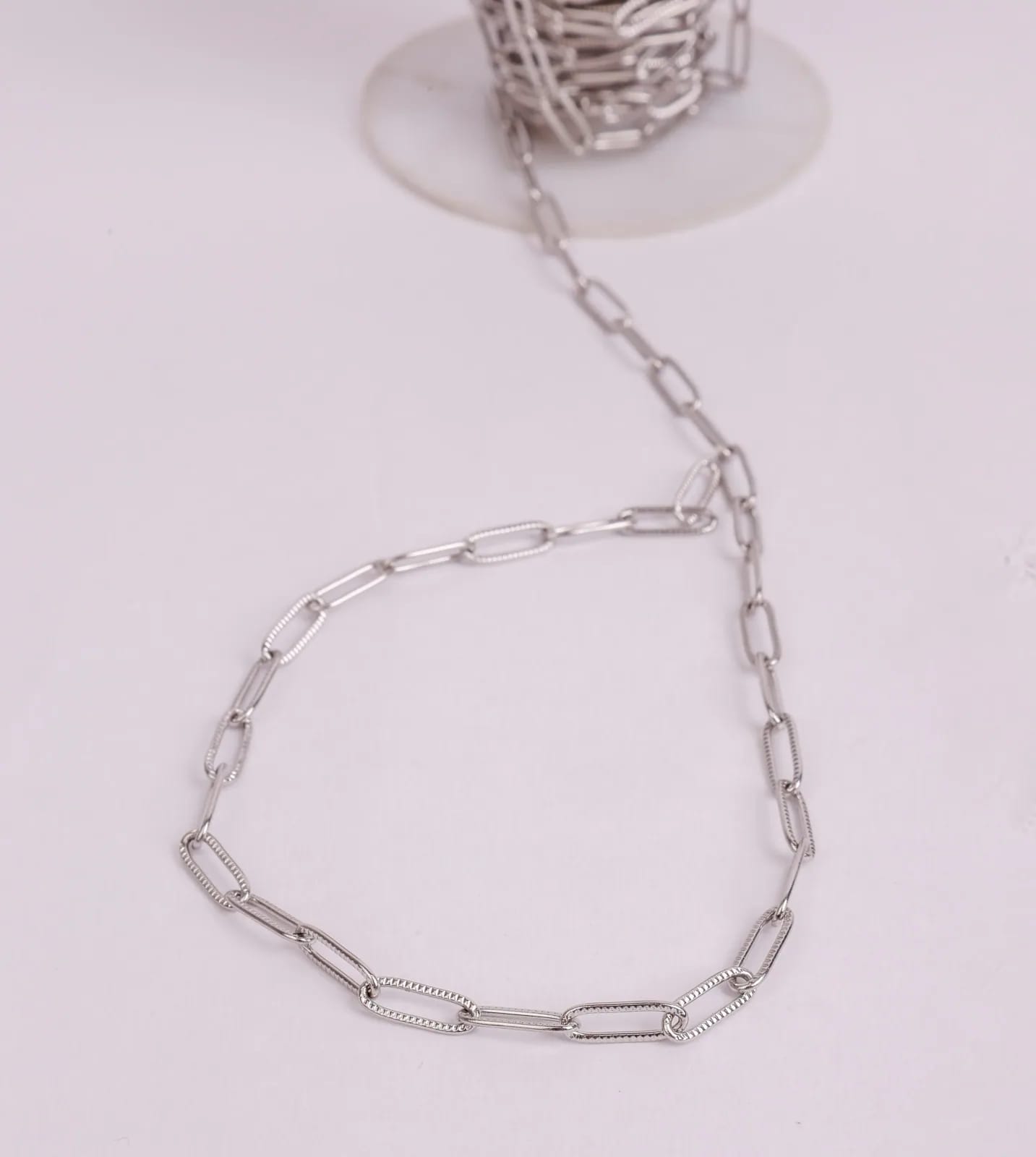 Silver Paperclip Bracelet — Handmade Bracelets & Anklets