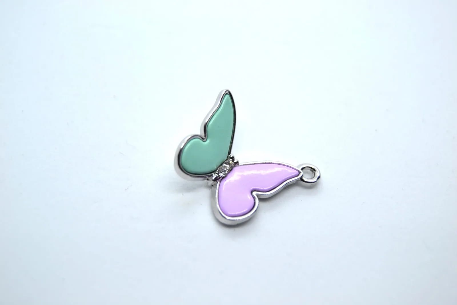 Silver Butterfly Charm — Handmade Charms, photo 2 of 5
