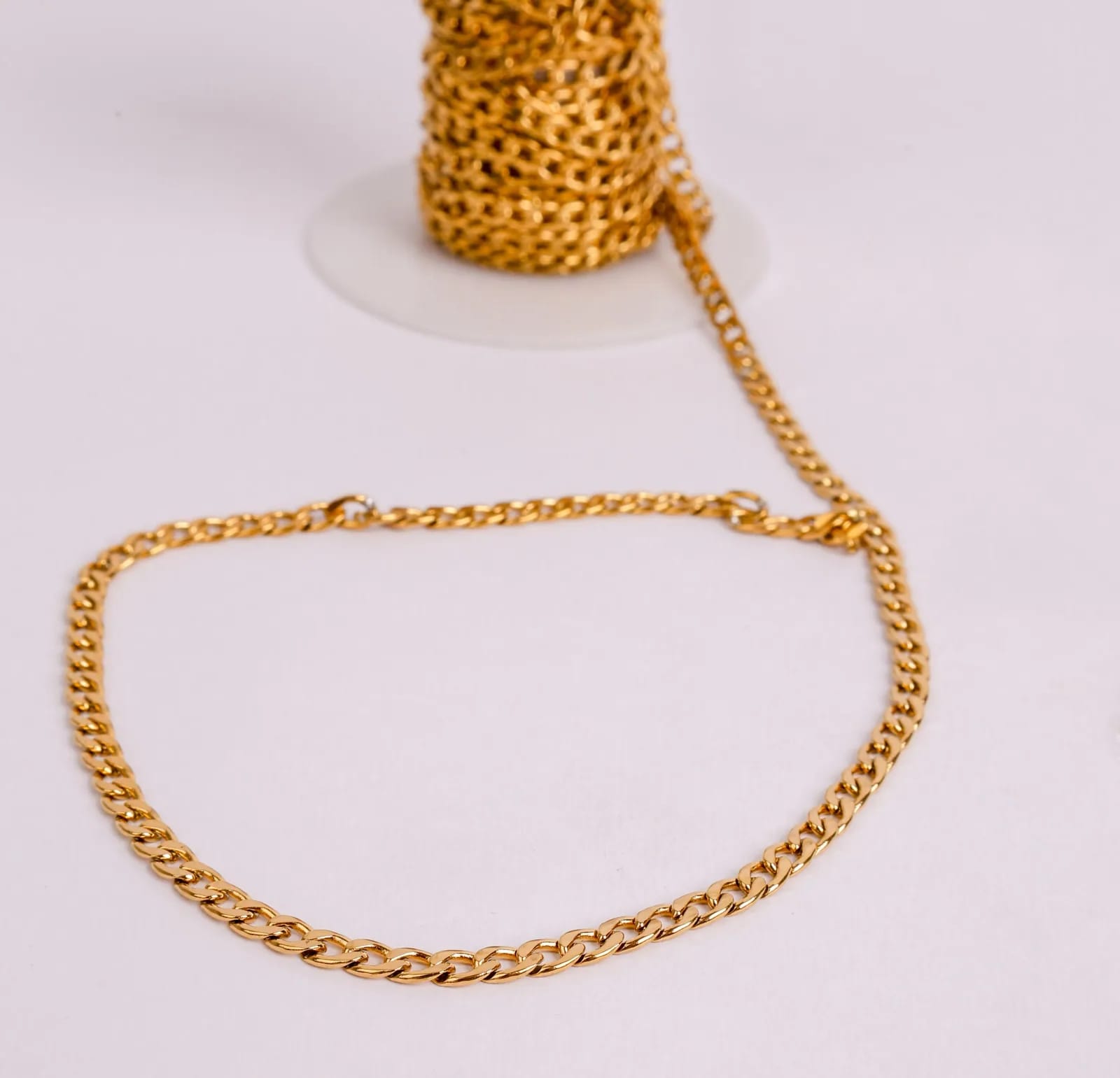 Fine Curb Necklace — Chains
