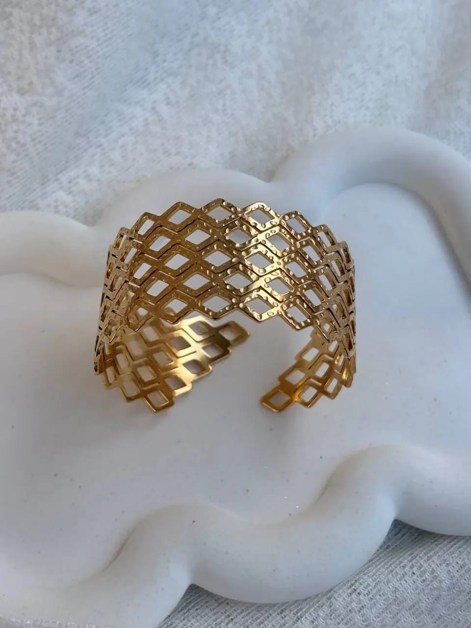 Golden Mesh Cuff — Bangles, photo 2 of 2