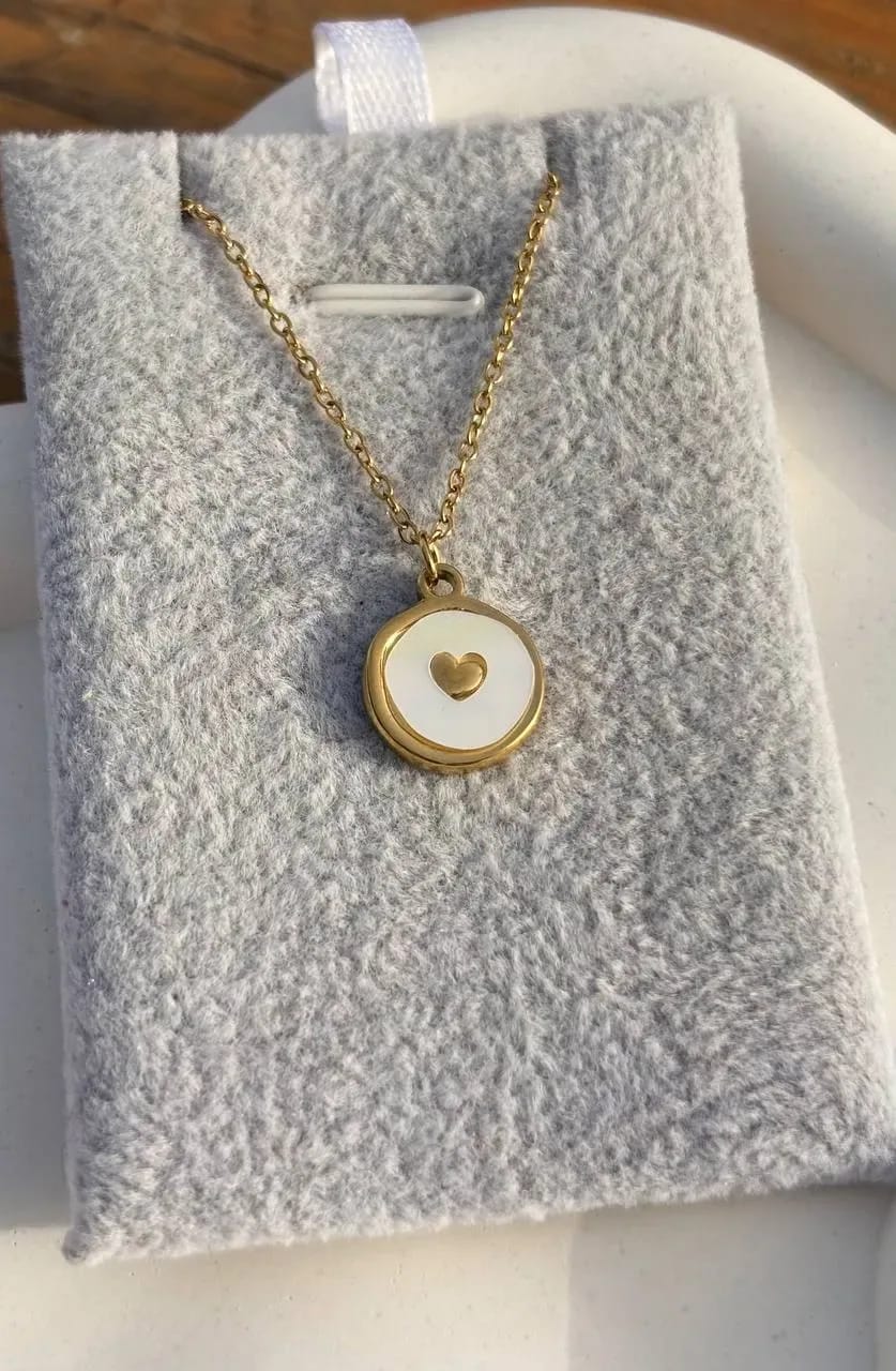 Heart Medallion Necklace — Necklaces
