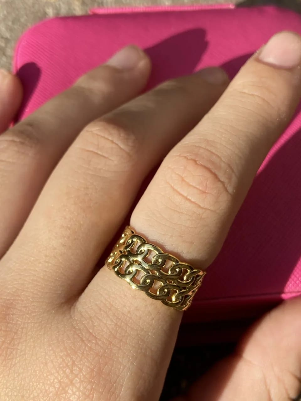 Golden Link Ring — Rings, photo 2 of 2