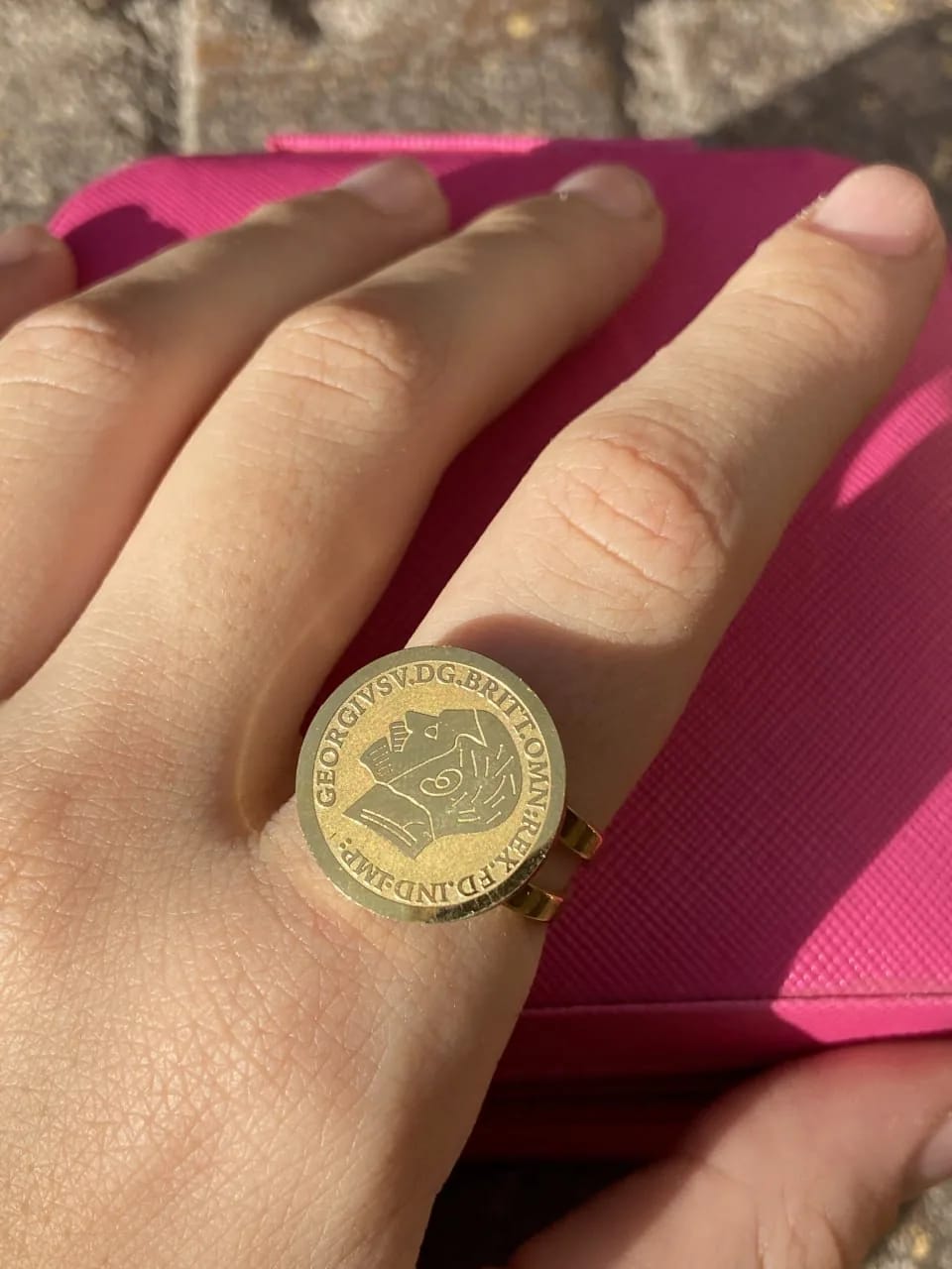 Portrait Coin Ring — Rings, photo 2 of 2