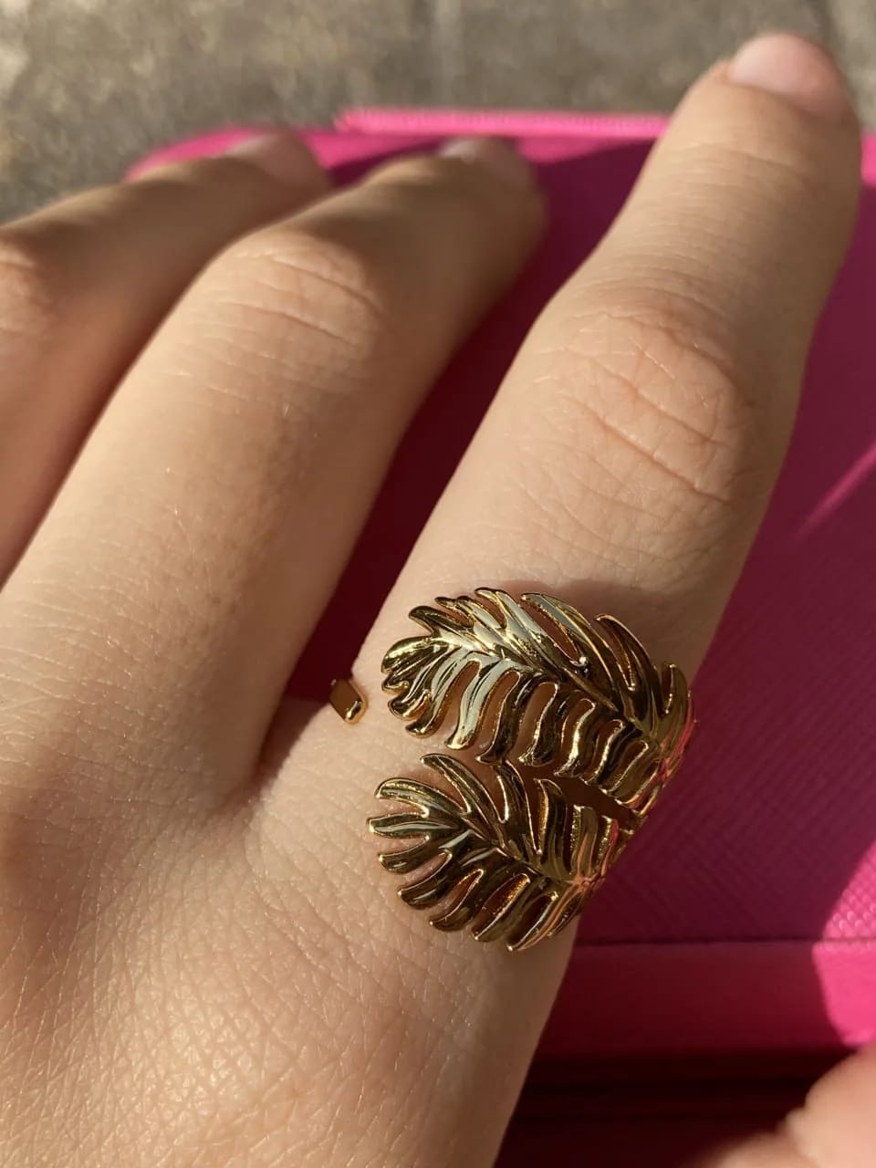 Golden Palm Ring — Rings, photo 2 of 2