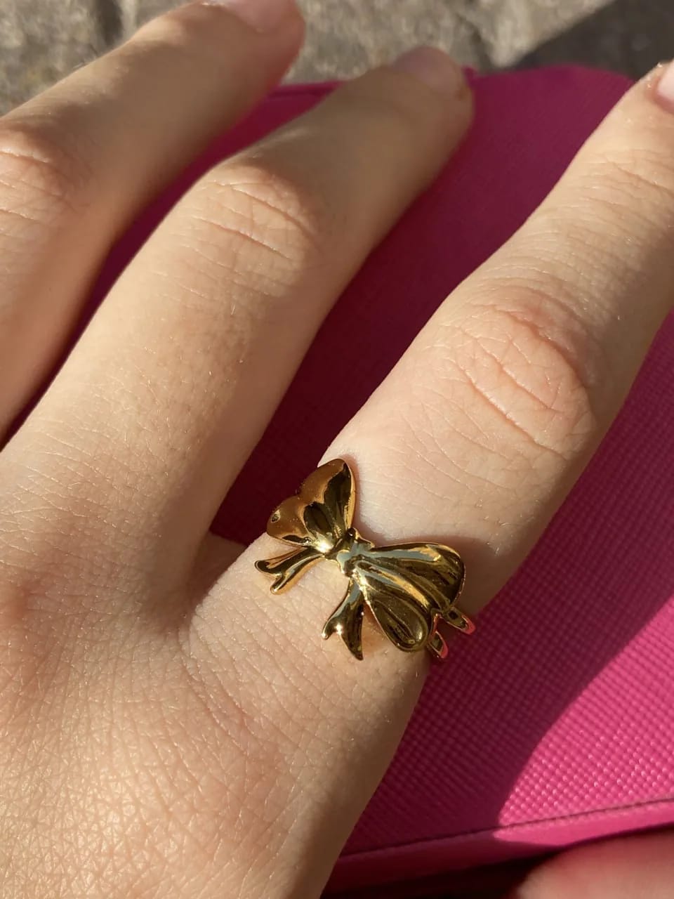 Golden Bow Ring — Rings, photo 2 of 2